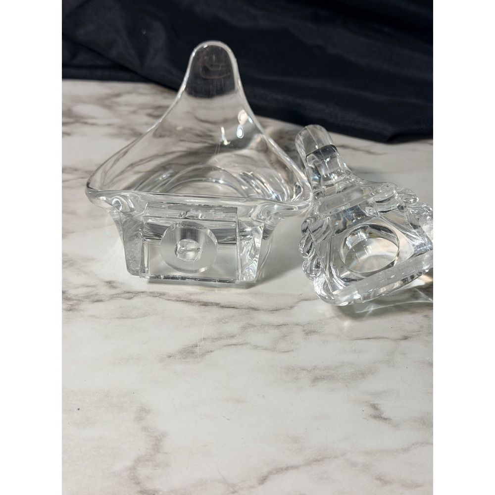 VTG‎ MCM Clear Acrylic Lucite Swan Guest Towel Holder Soap Dish Stand (2921) - Picture 7 of 8